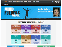 Tablet Screenshot of mindfulnessforall.com